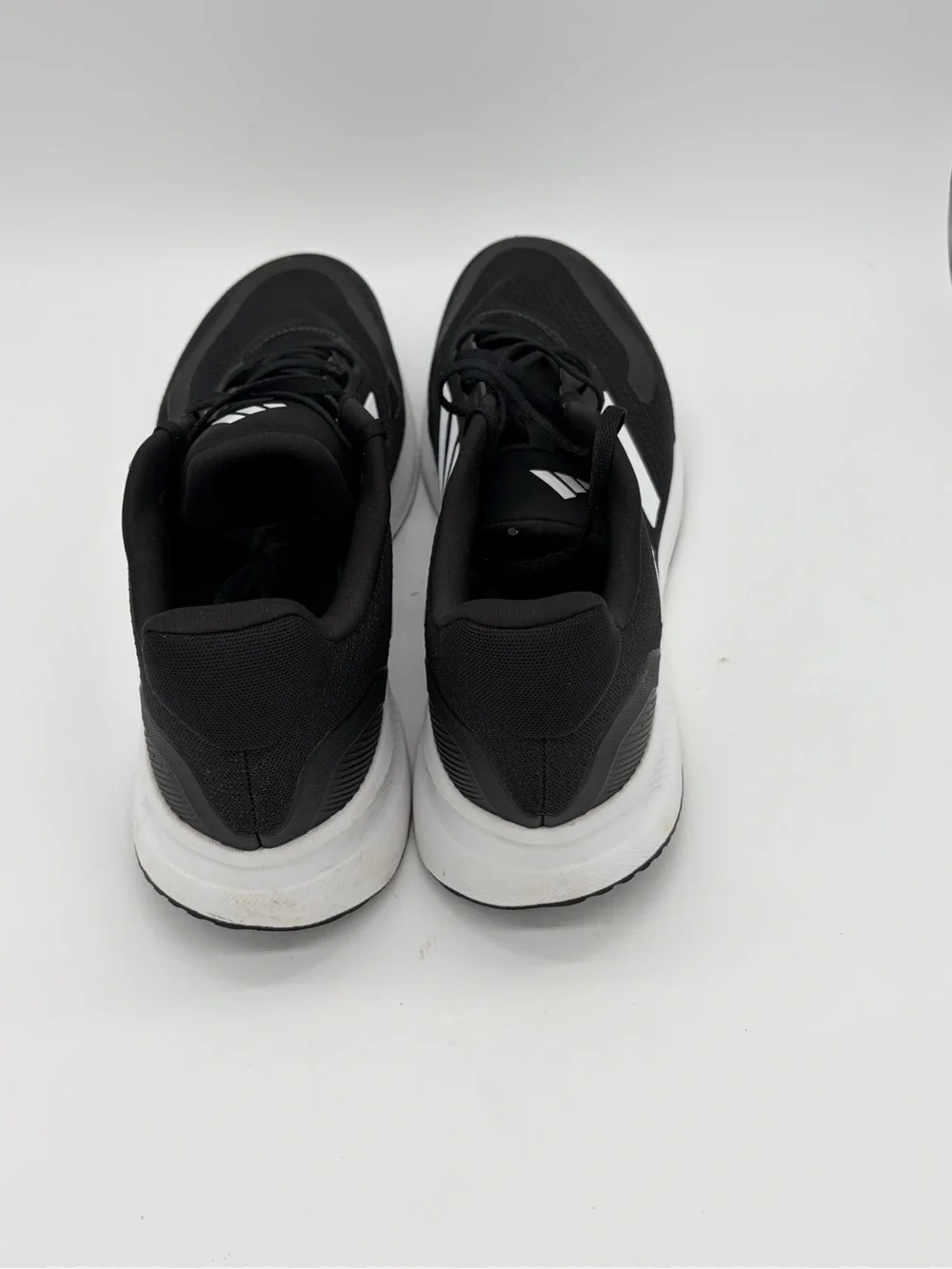 adidas Black and White Men's Athletic Running Shoes